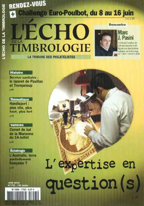 Cliquer pour agrandir : L'écho de la timbrologie n° 1753